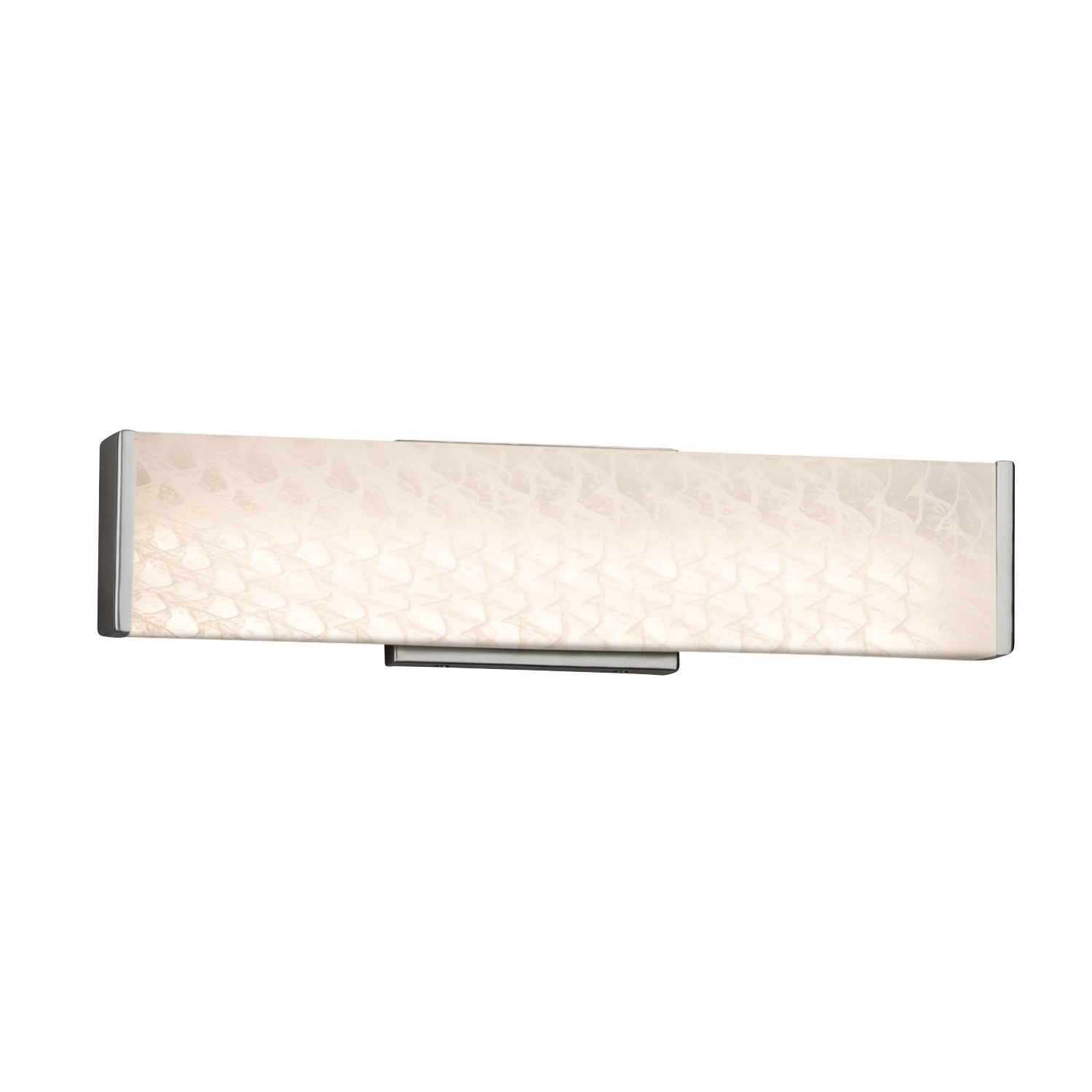 Justice Designs - FSN-8601-WEVE-NCKL - LED Linear Bath Bar - Fusion - Brushed Nickel