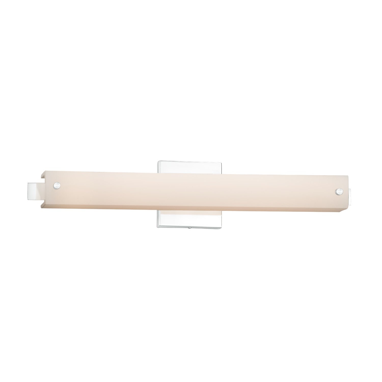 Justice Designs - FSN-8681-OPAL-CROM - LED Linear Bath Bar - Fusion - Polished Chrome