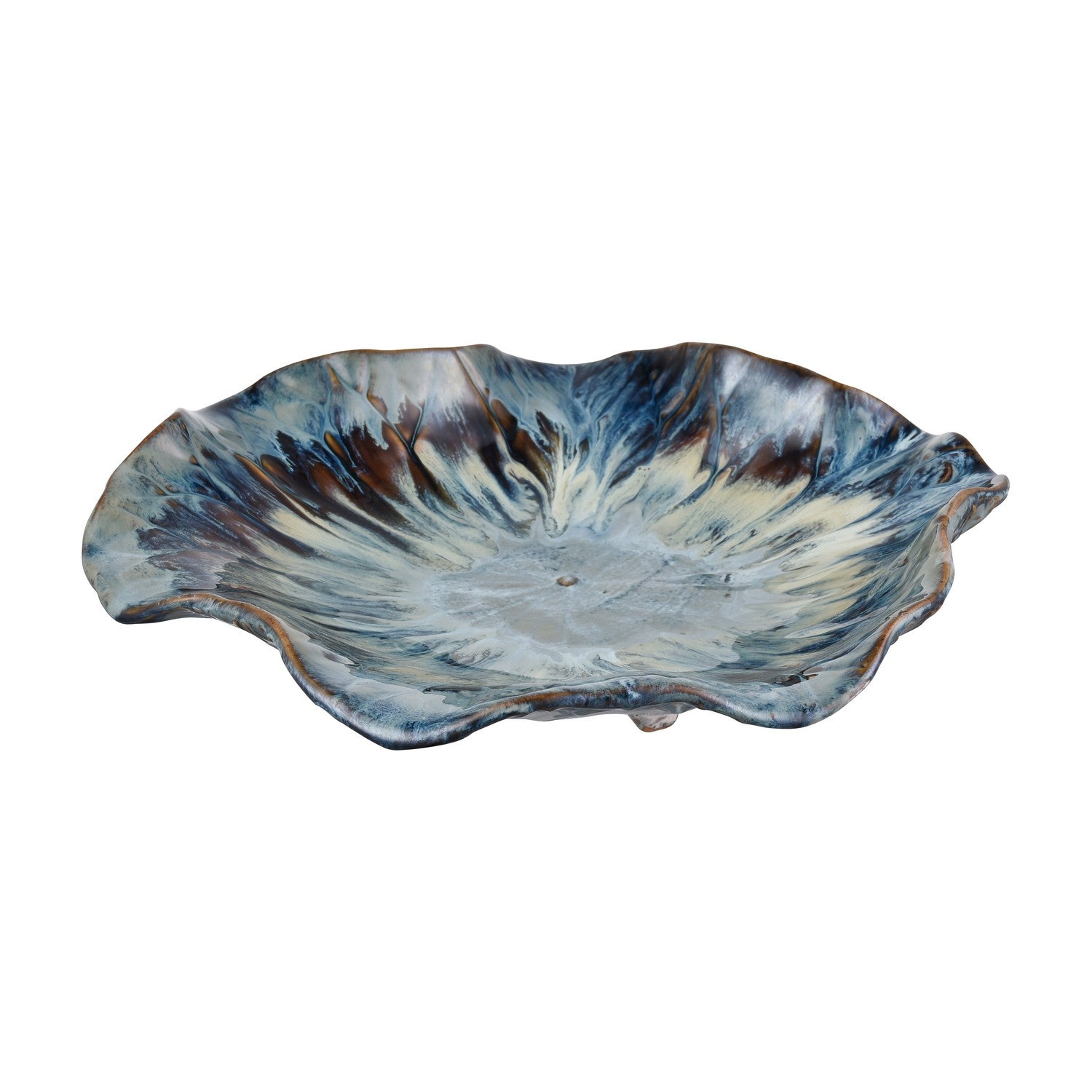 ELK Home - S0037-11349 - Charger - Mulry - Prussian Blue Glazed