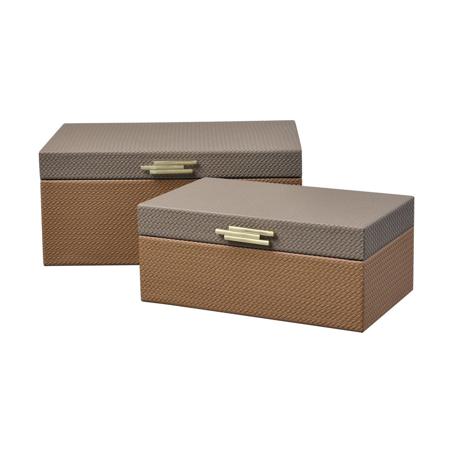 ELK Home - S0057-11217/S2 - Box - Set of 2 - Connor - Brown