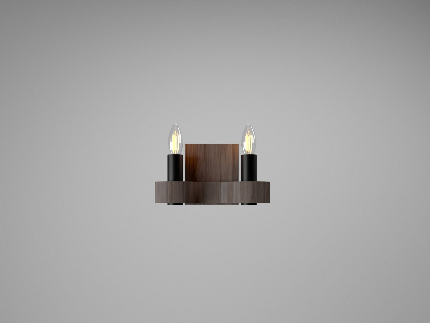 Accord Lighting - 4203.18 - Two Light Wall Lamp - Flow - American Walnut