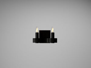 Accord Lighting - 4203.44 - Two Light Wall Lamp - Flow - Charcoal