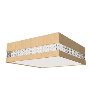 Accord Lighting - 5027CLED.34 - LED Ceiling Mount - Crystals - Maple