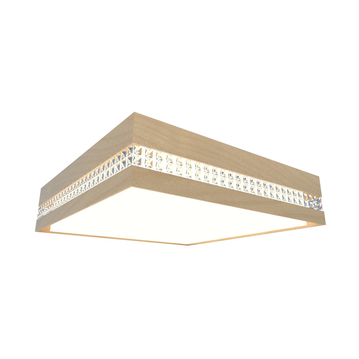 Accord Lighting - 5028CLED.34 - LED Ceiling Mount - Crystals - Maple