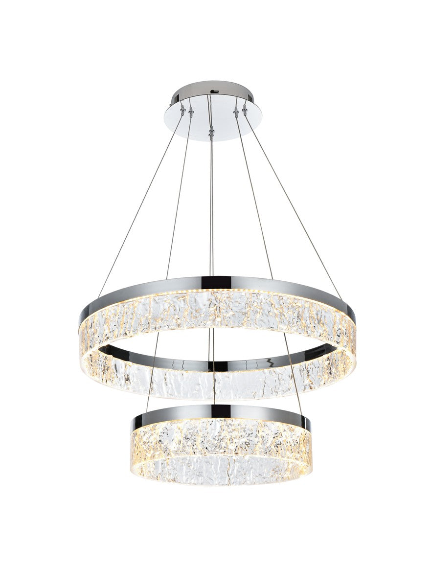 Elegant Lighting - 2050G22C - LED Chandelier - Linden - Chrome