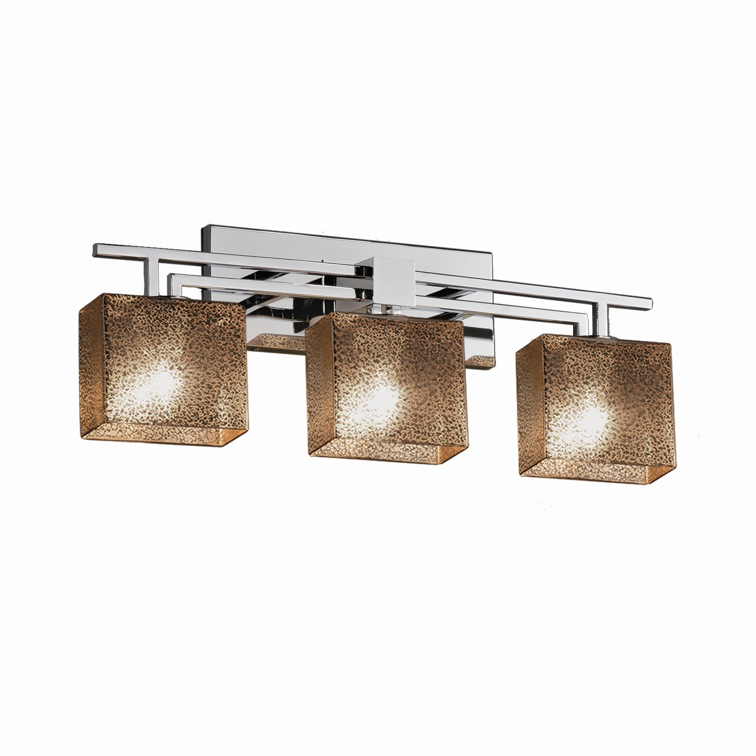 Justice Designs - FSN-8703-55-MROR-CROM-LED3-2100 - LED Bath Bar - Fusion - Polished Chrome