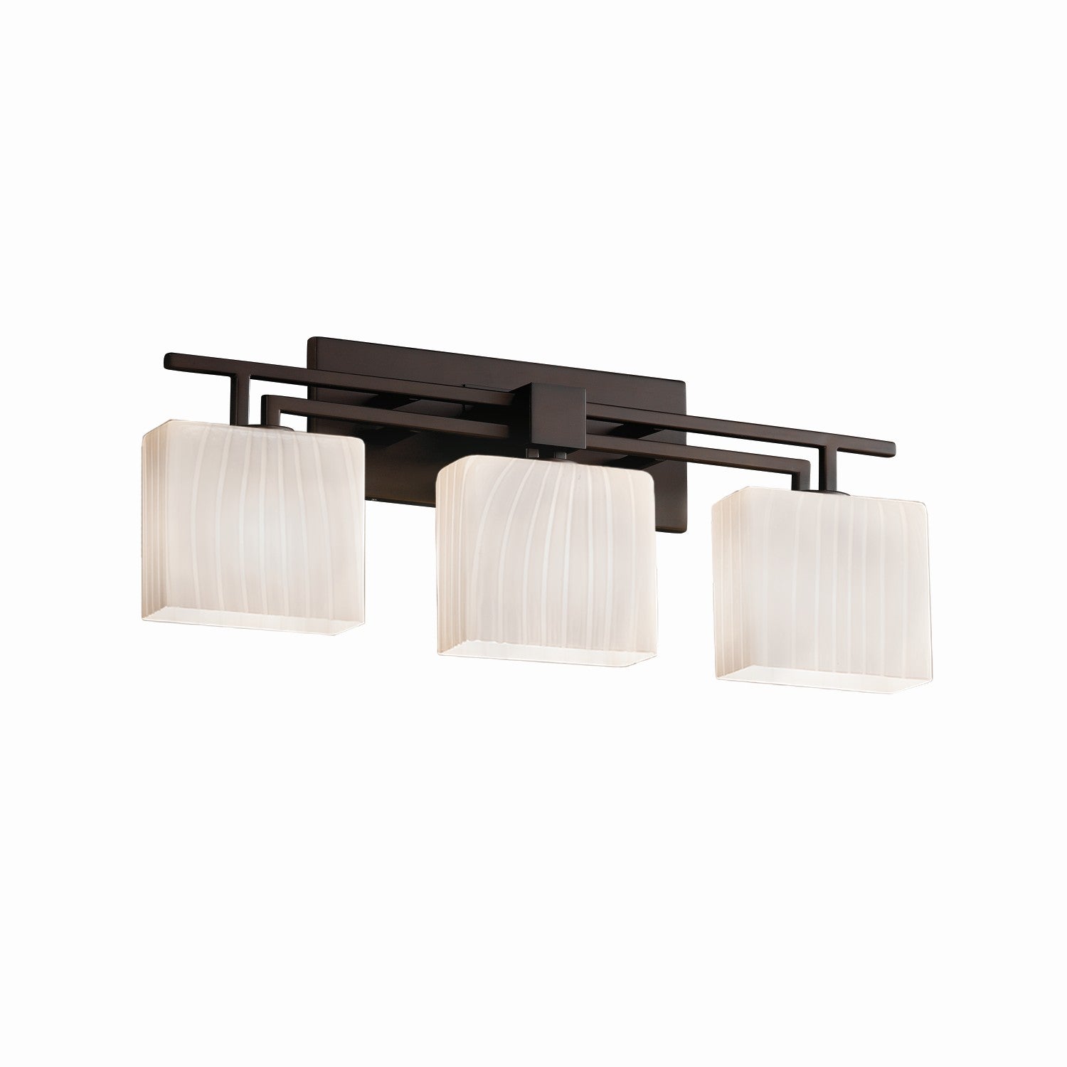 Justice Designs - FSN-8703-55-RBON-DBRZ-LED3-2100 - LED Bath Bar - Fusion - Dark Bronze