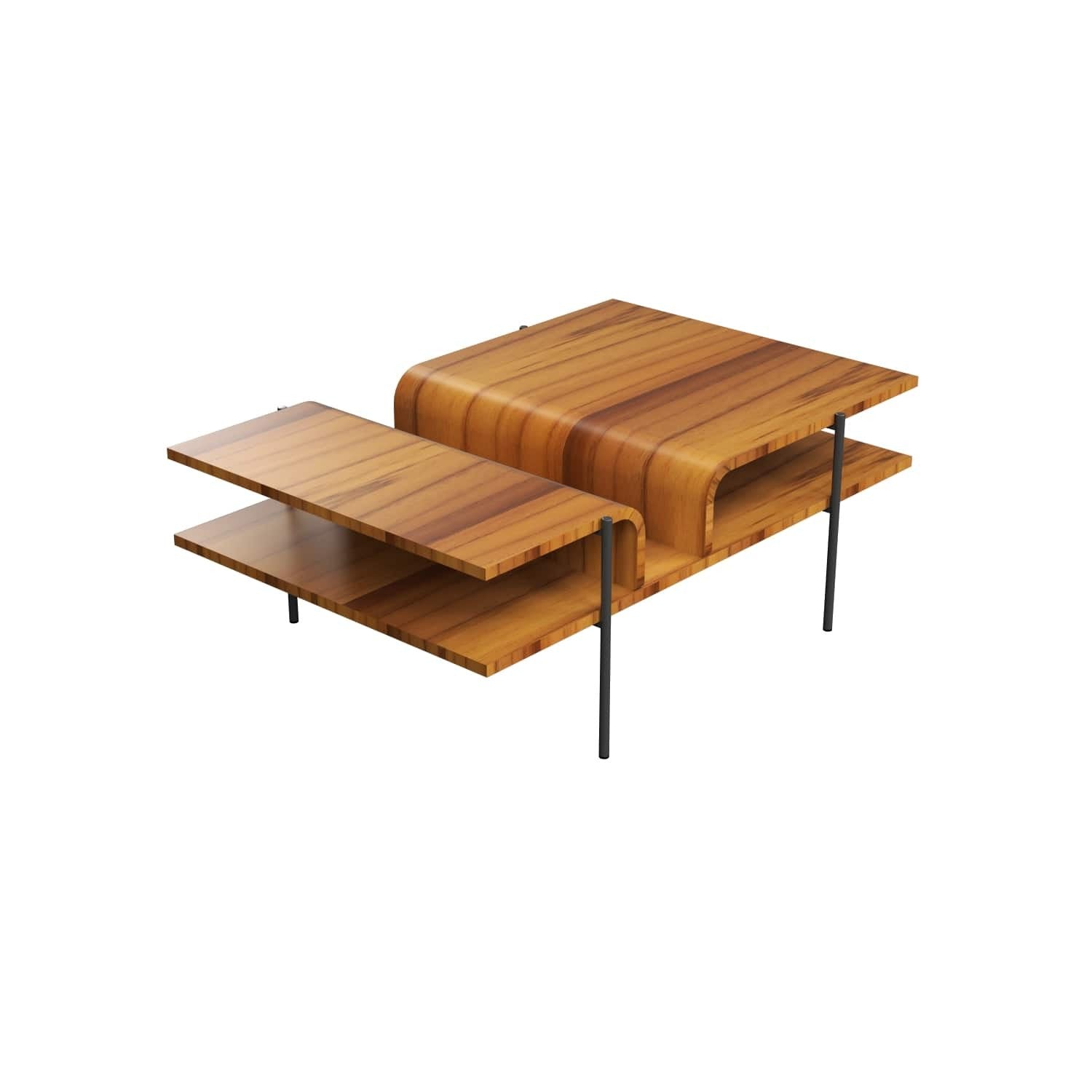 Accord Lighting - F1025.12 - Coffee Table - Cascade - Teak