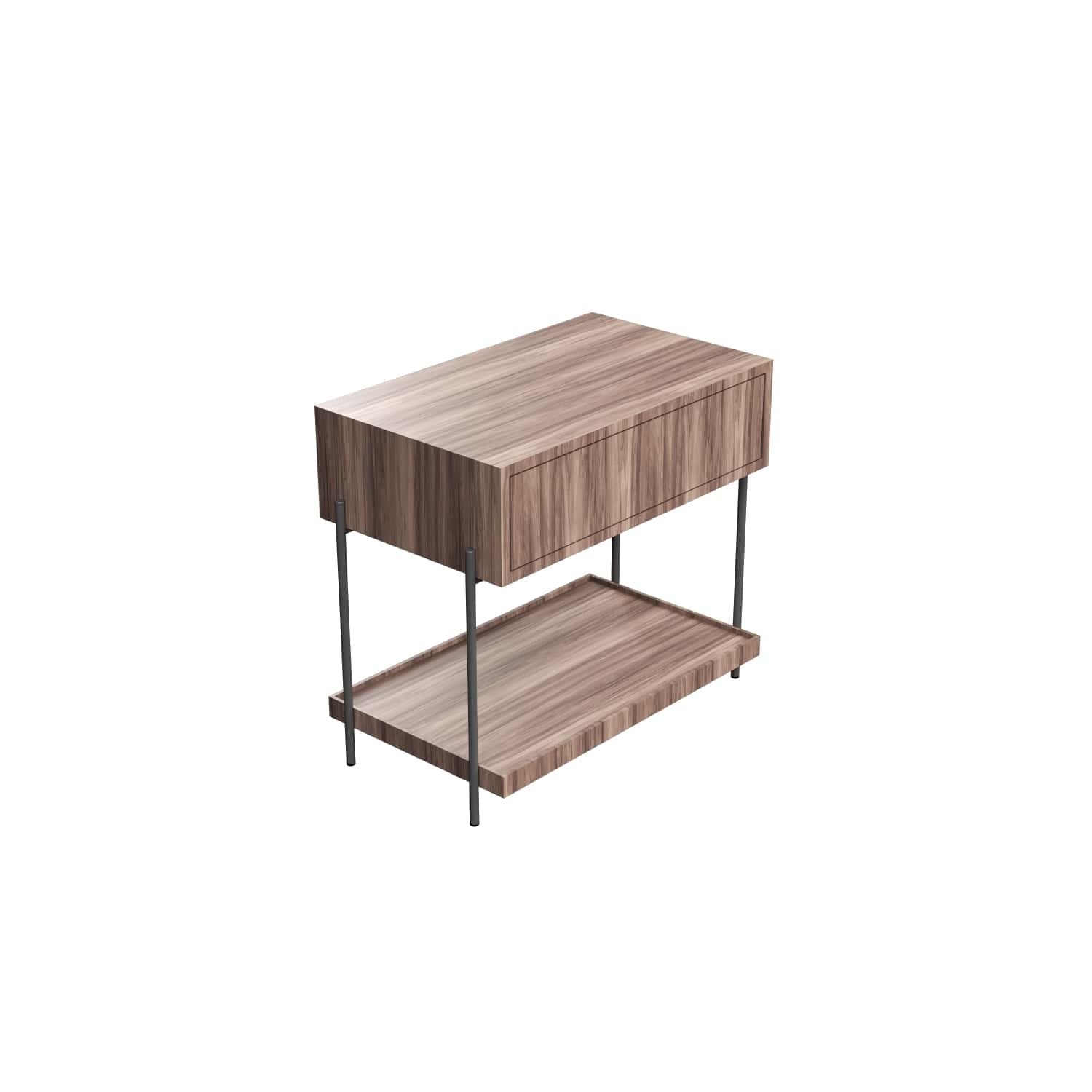 Accord Lighting - F1027.18 - Bedside Table - Clean - American Walnut