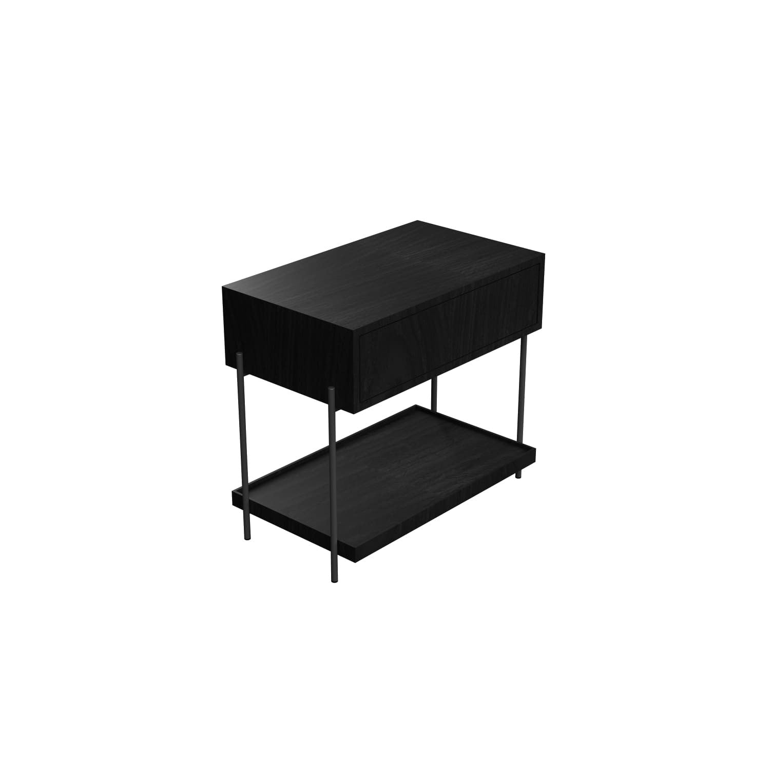 Accord Lighting - F1027.44 - Bedside Table - Clean - Charcoal