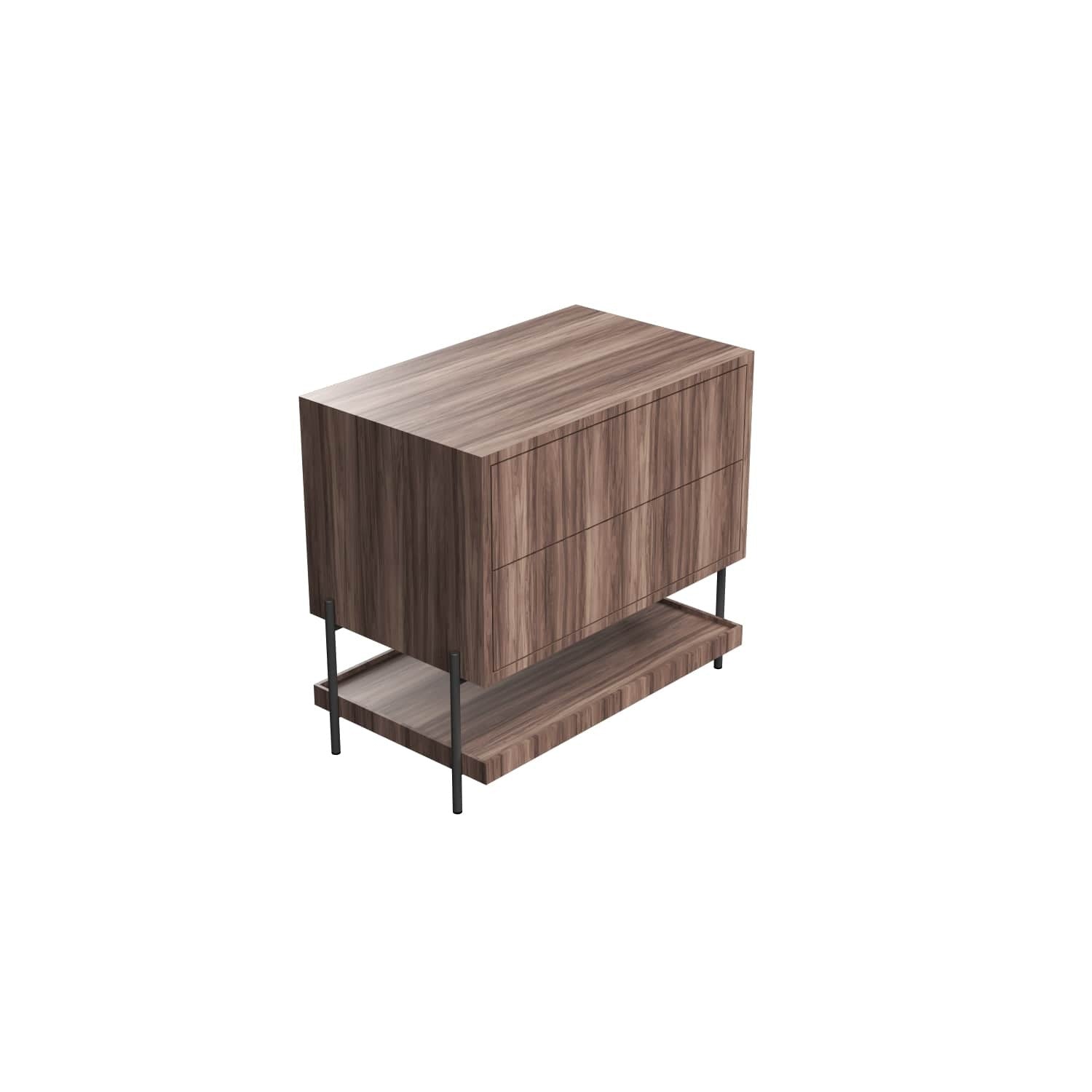 Accord Lighting - F1028.18 - Bedside Table - Clean - American Walnut