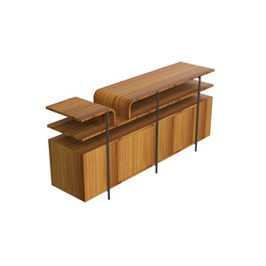 Accord Lighting - F1030.12 - Buffet Table - Cascade - Teak