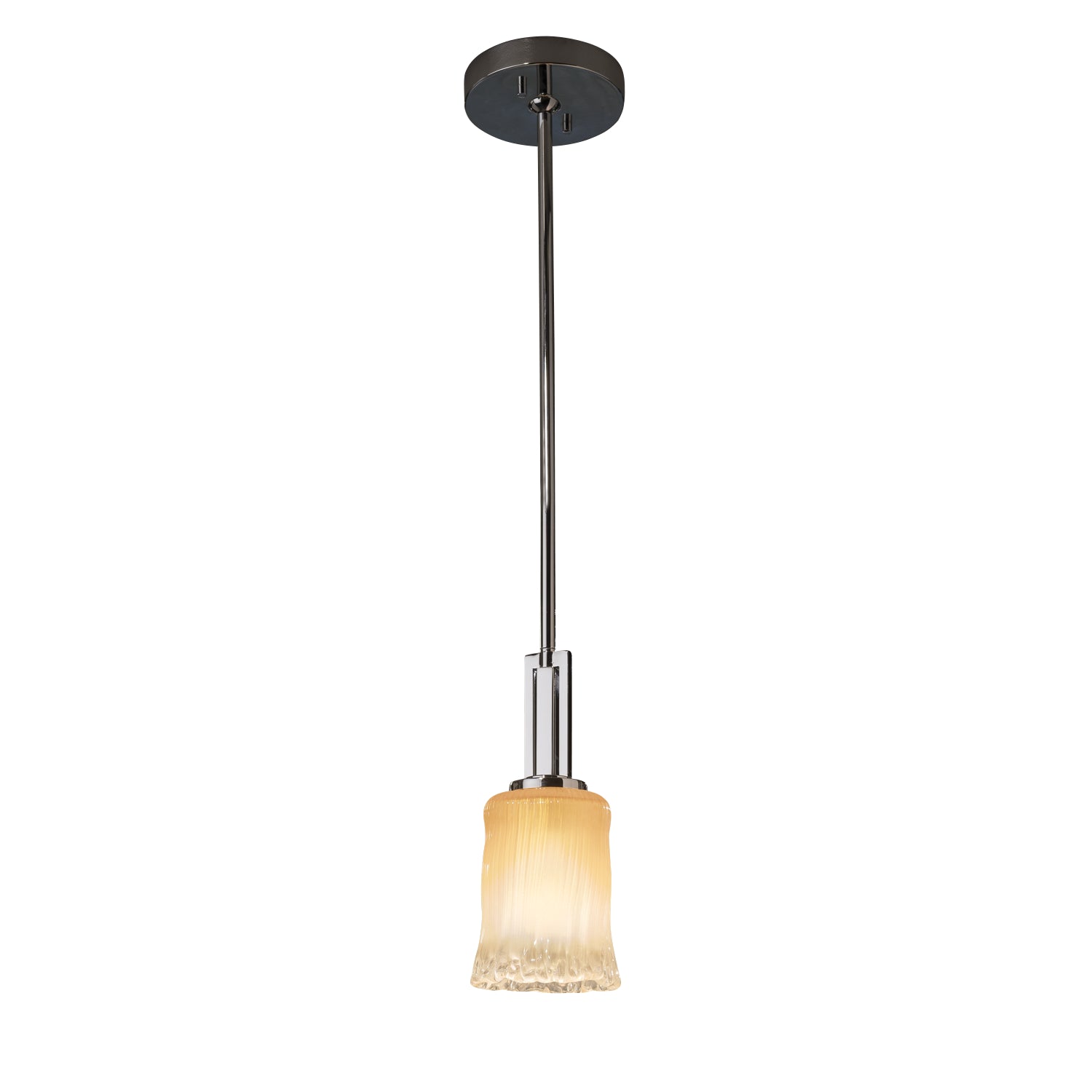 Justice Designs - GLA-8445-16-GLDC-CROM-LED1-700 - LED Pendant - Veneto Luce - Polished Chrome