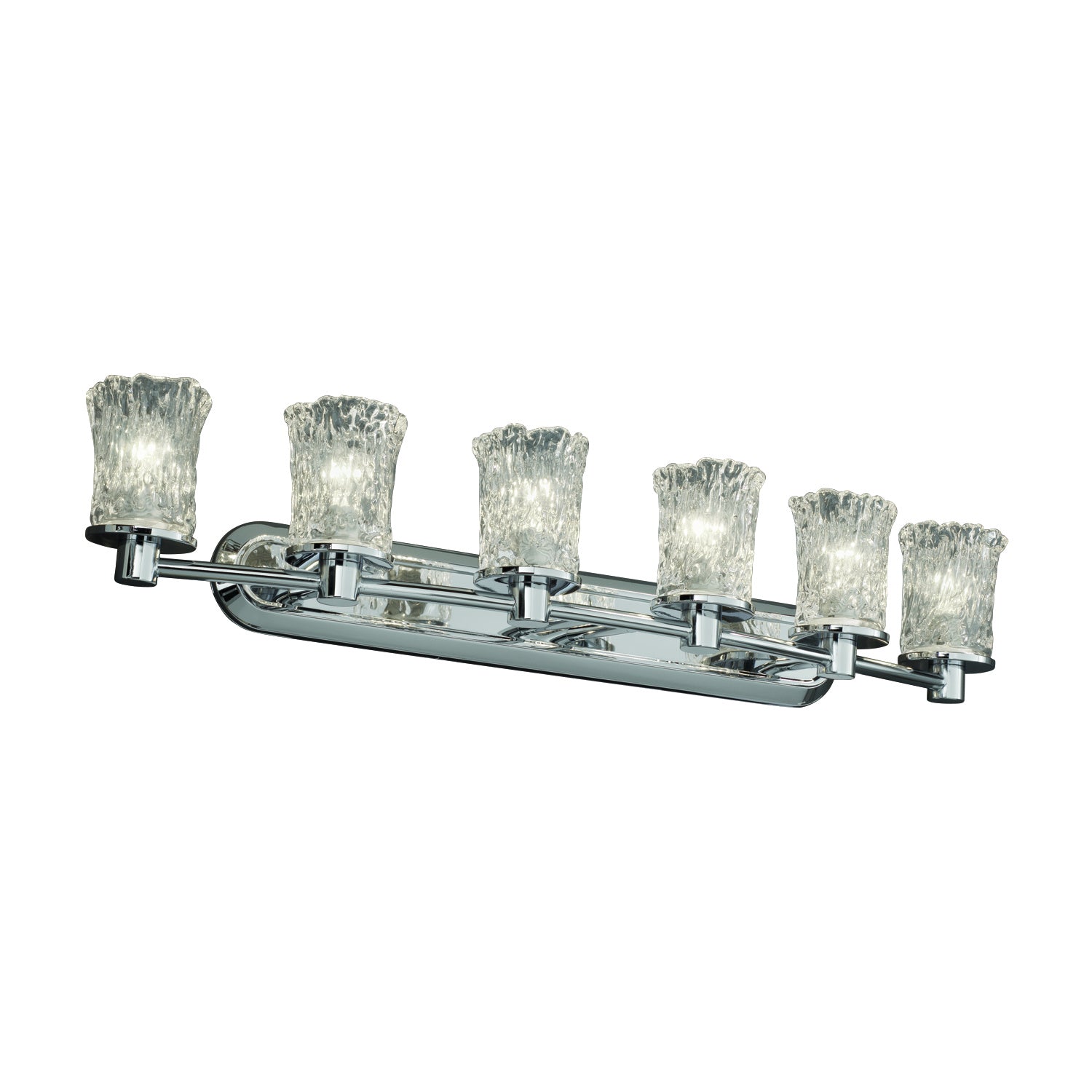 Justice Designs - GLA-8516-16-CLRT-CROM-LED6-4200 - LED Bath Bar - Veneto Luce - Polished Chrome