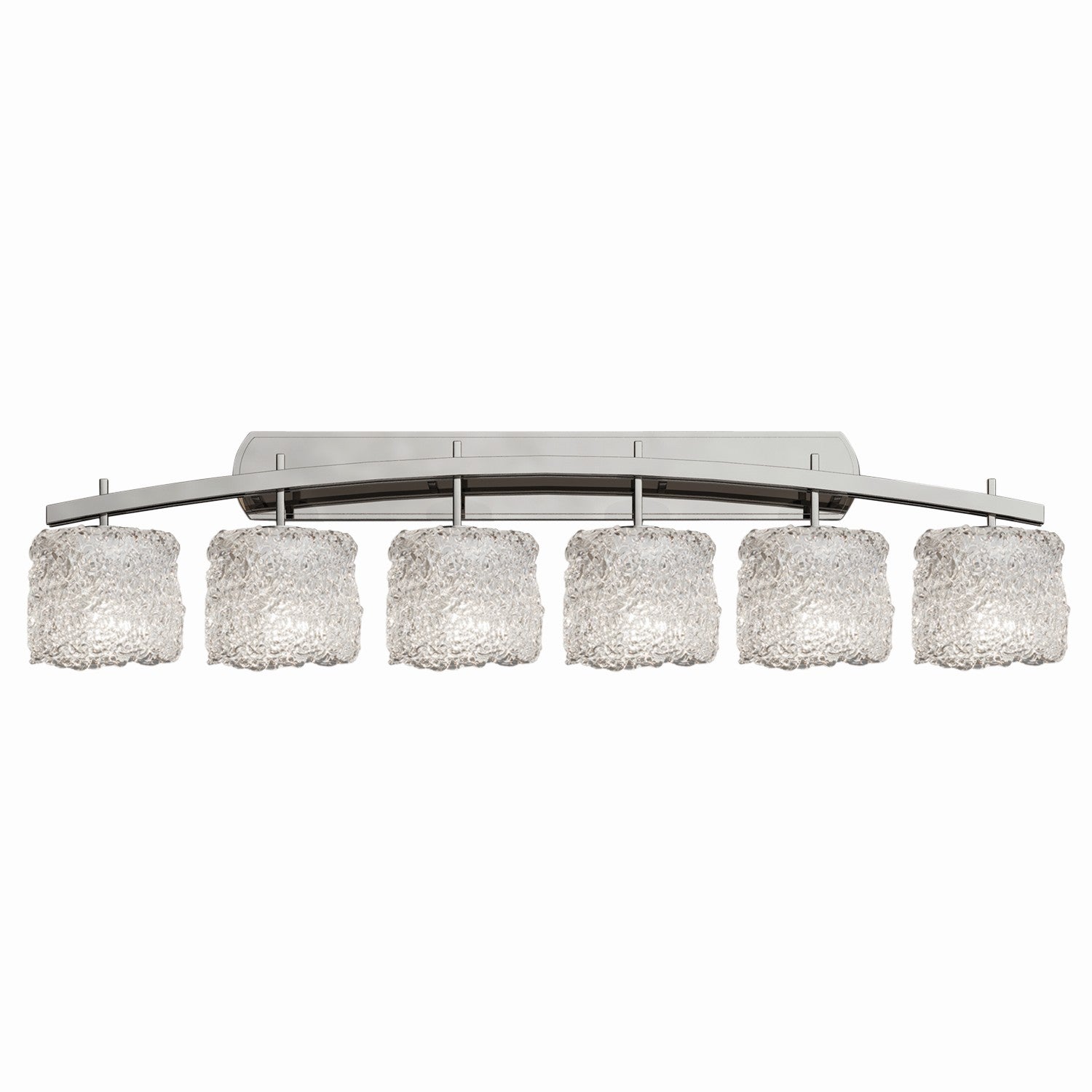 Justice Designs - GLA-8596-30-LACE-NCKL-LED6-4200 - LED Bath Bar - Veneto Luce - Brushed Nickel