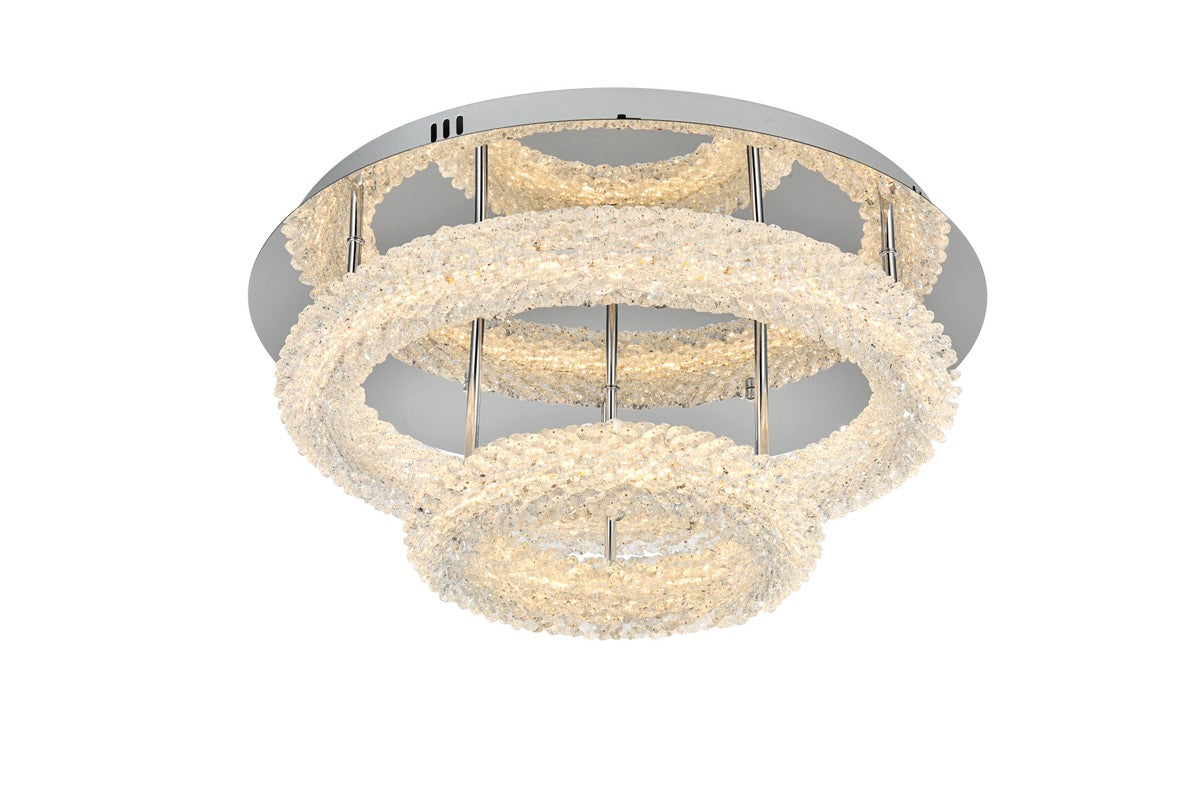 Elegant Lighting - 3800F22L2C - LED Flush Mount - Bowen - Chrome