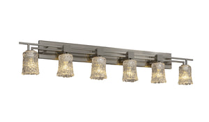 Justice Designs - GLA-8706-16-CLRT-NCKL-LED6-4200 - LED Bath Bar - Veneto Luce - Brushed Nickel