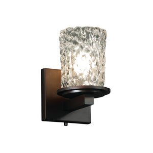 Justice Designs - GLA-8771-16-CLRT-DBRZ-LED1-700 - LED Wall Sconce - Veneto Luce - Dark Bronze