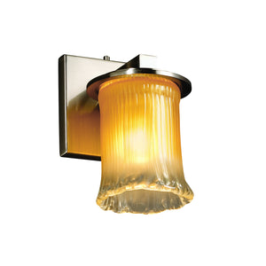 Justice Designs - GLA-8771-16-GLDC-NCKL-LED1-700 - LED Wall Sconce - Veneto Luce - Brushed Nickel