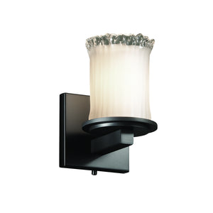 Justice Designs - GLA-8771-16-WTFR-MBLK-LED1-700 - LED Wall Sconce - Veneto Luce - Matte Black