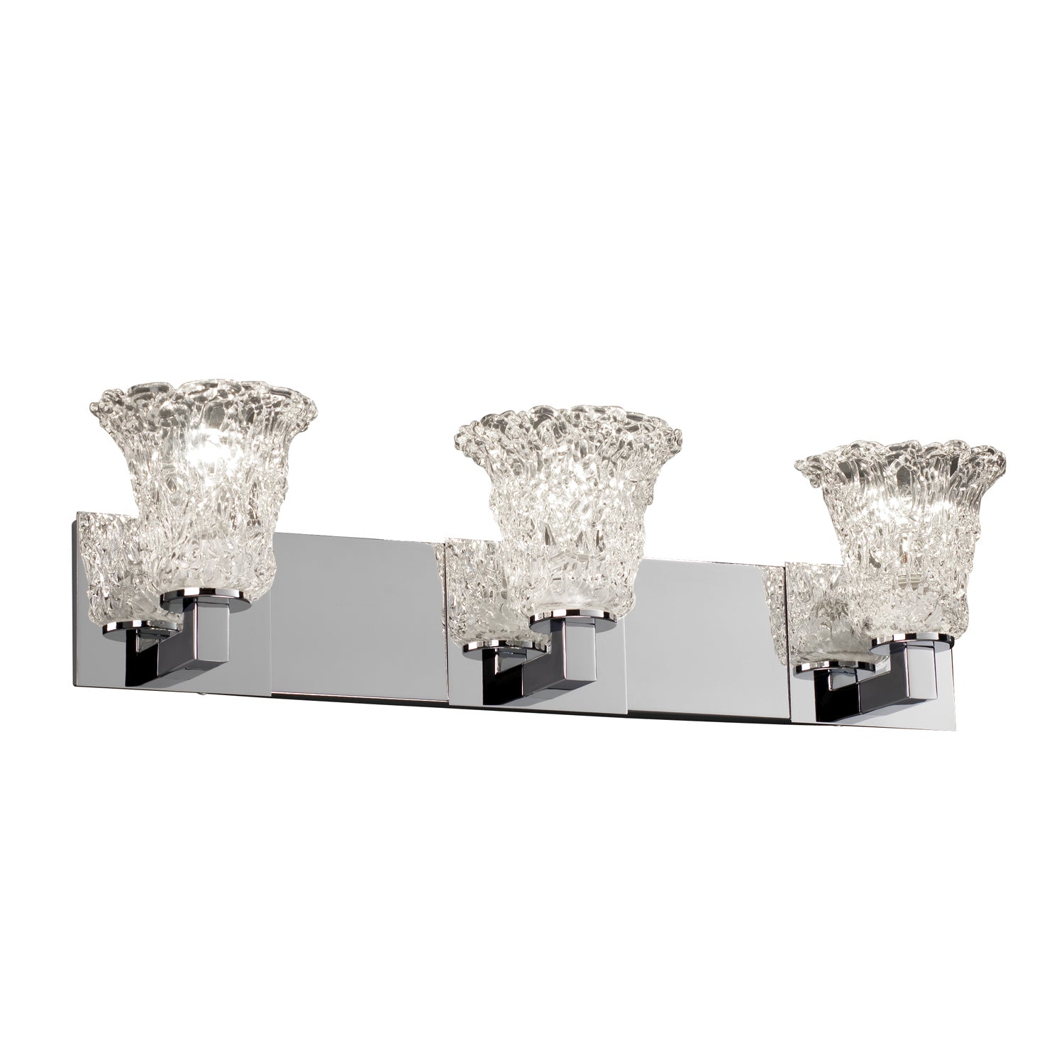 Justice Designs - GLA-8923-20-LACE-CROM-LED3-2100 - LED Bath Bar - Veneto Luce - Polished Chrome