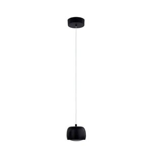 Justice Designs - NSH-8113-MBLK - LED Pendant - Frascati - Matte Black