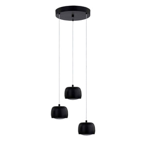 Justice Designs - NSH-8117-MBLK - LED Pendant - Frascati - Matte Black