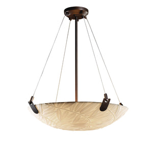 Justice Designs - PNA-9622-35-BMBO-DBRZ-LED5-5000 - LED Pendant - Porcelina - Dark Bronze