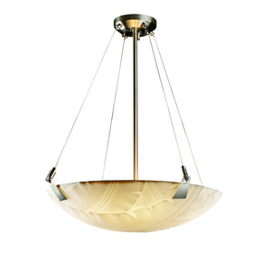 Justice Designs - PNA-9642-35-BANL-NCKL-LED5-5000 - LED Pendant - Porcelina - Brushed Nickel