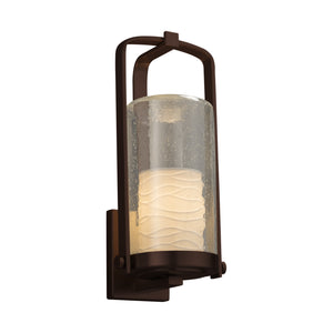 Justice Designs - POR-7584W-10-WAVE-DBRZ-LED1-700 - LED Outdoor Wall Sconce - Limoges - Dark Bronze