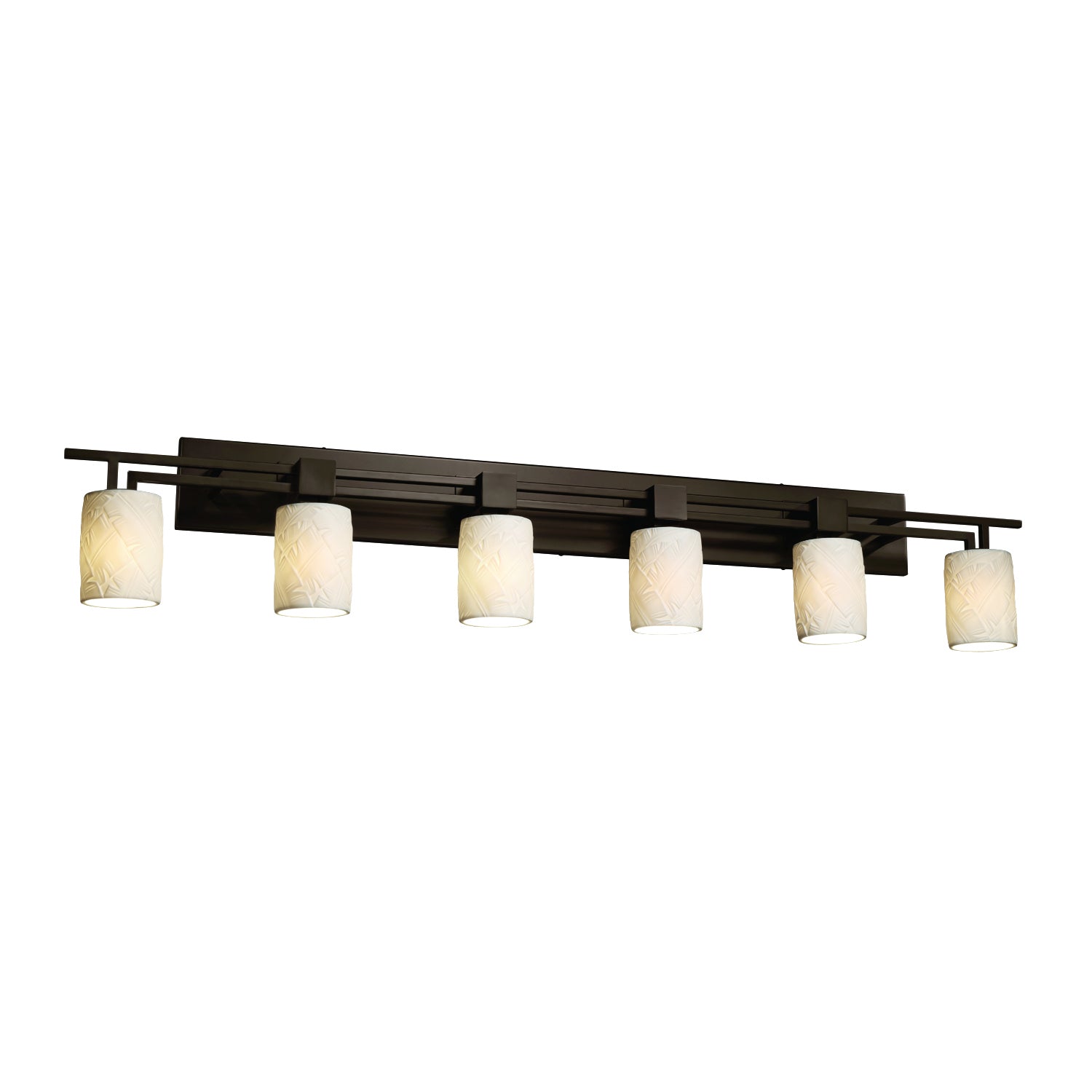 Justice Designs - POR-8706-10-BANL-DBRZ-LED6-4200 - LED Bath Bar - Limoges - Dark Bronze