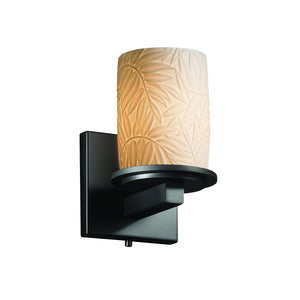 Justice Designs - POR-8771-10-BMBO-MBLK-LED1-700 - LED Wall Sconce - Limoges - Matte Black