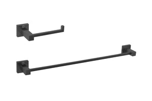 Elegant Lighting - HWB-12S2MBK - 2-Piece Bathroom Hardware Set - Isla - Matte Black