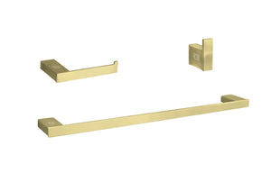 Elegant Lighting - HWB-13S3HBGD - 3-Piece Bathroom Hardware Set - Sofia - Brushed Gold