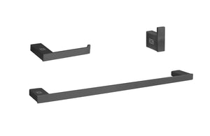 Elegant Lighting - HWB-13S3HMBK - 3-Piece Bathroom Hardware Set - Sofia - Matte Black