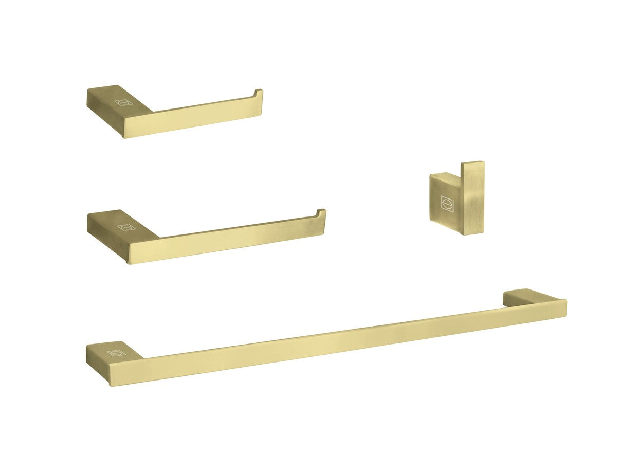 Elegant Lighting - HWB-13S4BGD - 4-Piece Bathroom Hardware Set - Sofia - Brushed Gold