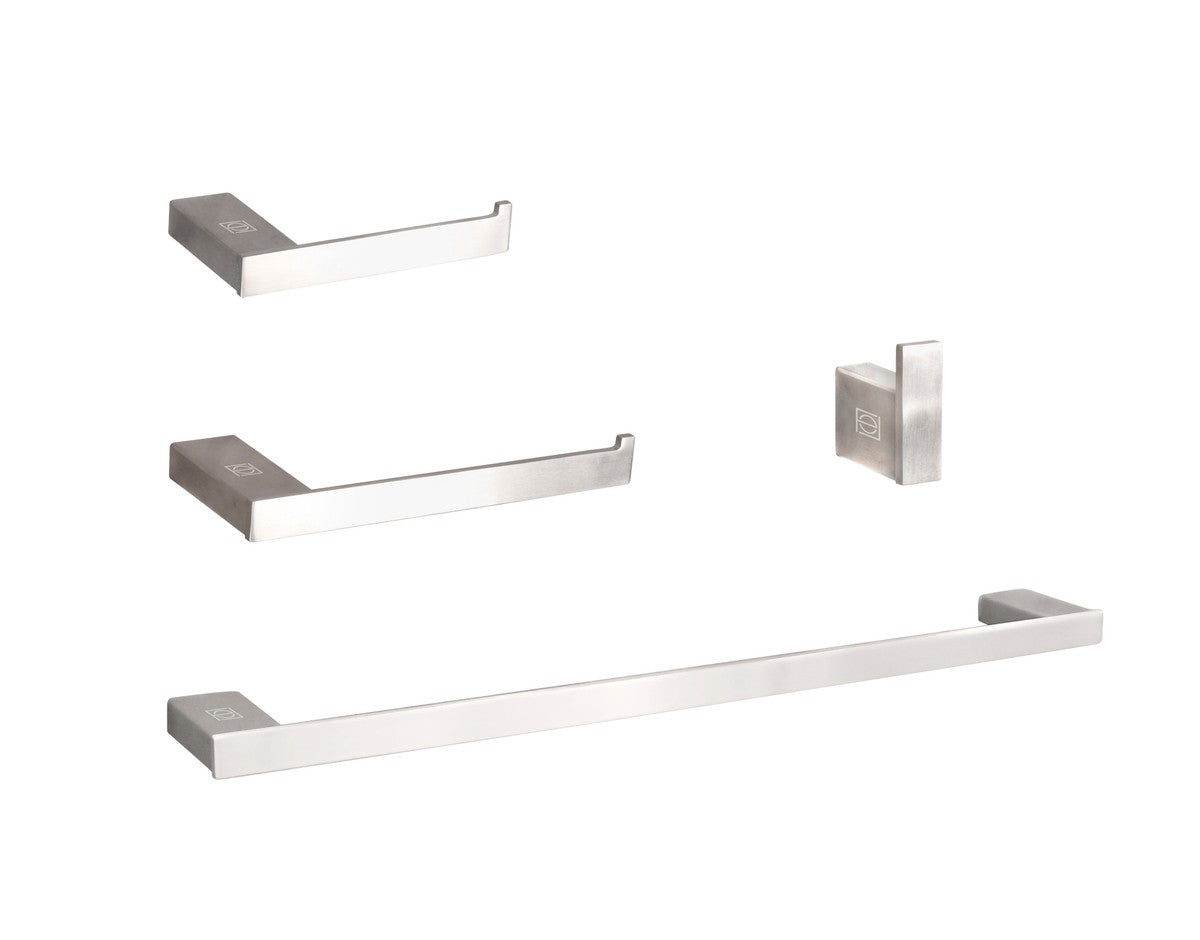 Elegant Lighting - HWB-13S4BNK - 4-Piece Bathroom Hardware Set - Sofia - Brushed Nickel