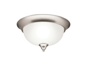 Kichler - 8064NI - Two Light Flush Mount - Dover - Brushed Nickel