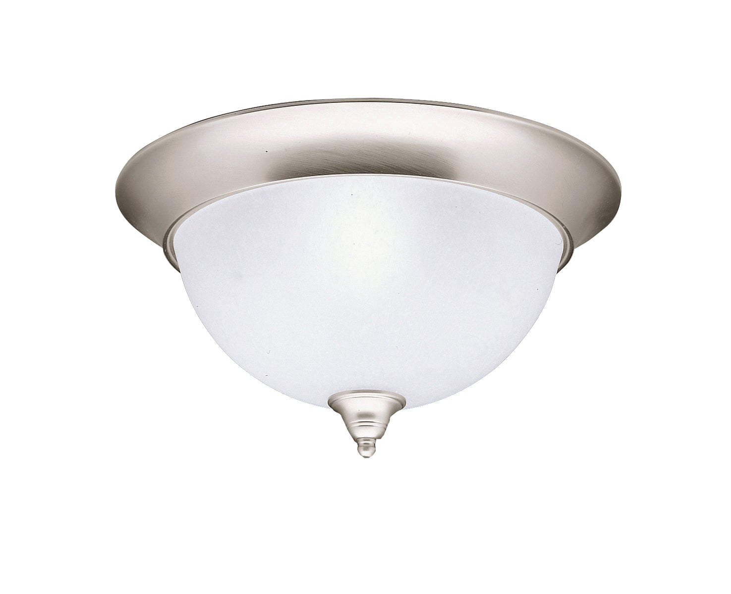 Kichler - 8065NI - Three Light Flush Mount - Dover - Brushed Nickel