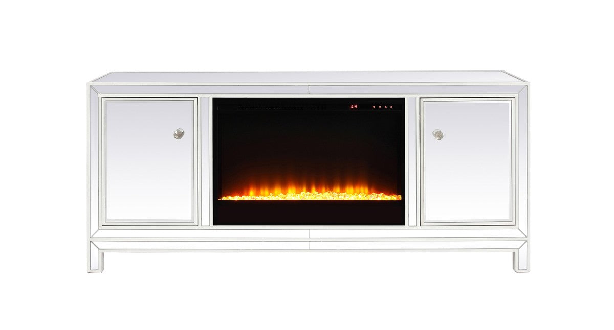 Elegant Lighting - MF701WH-F2 - TV Stand - Reflexion - White