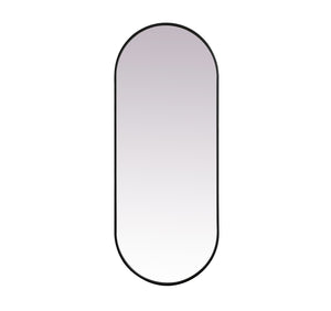 Elegant Lighting - MR2A2460BLK - Mirror - Asha - Black