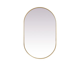 Elegant Lighting - MR2A3048BRS - Mirror - Asha - Brass