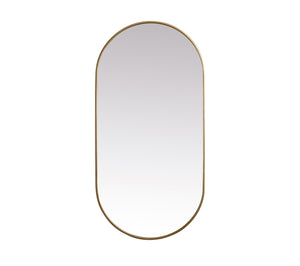 Elegant Lighting - MR2A3060BRS - Mirror - Asha - Brass