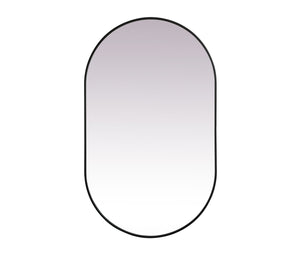 Elegant Lighting - MR2A3660BLK - Mirror - Asha - Black
