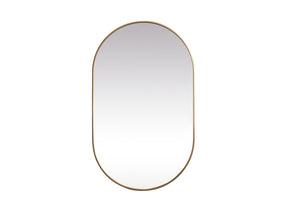Elegant Lighting - MR2A3660BRS - Mirror - Asha - Brass