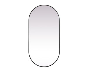 Elegant Lighting - MR2A3672BLK - Mirror - Asha - Black
