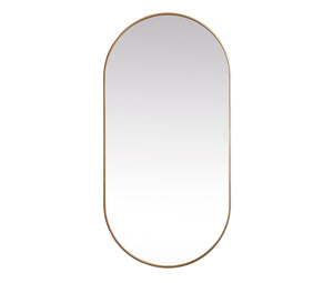 Elegant Lighting - MR2A3672BRS - Mirror - Asha - Brass