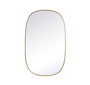 Elegant Lighting - MR2B3048BRS - Mirror - Brynn - Brass