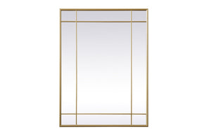 Elegant Lighting - MR3A3040BRA - Mirror - Viola - Brass