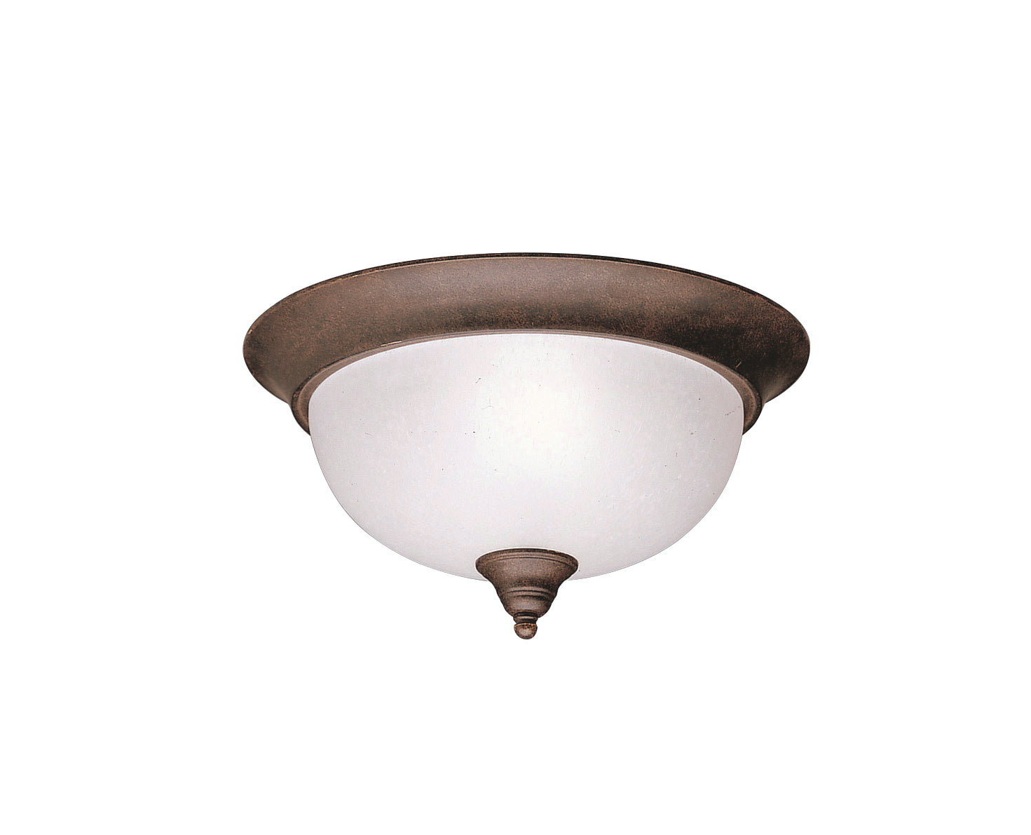 Kichler - 8064TZ - Two Light Flush Mount - Dover - Tannery Bronze